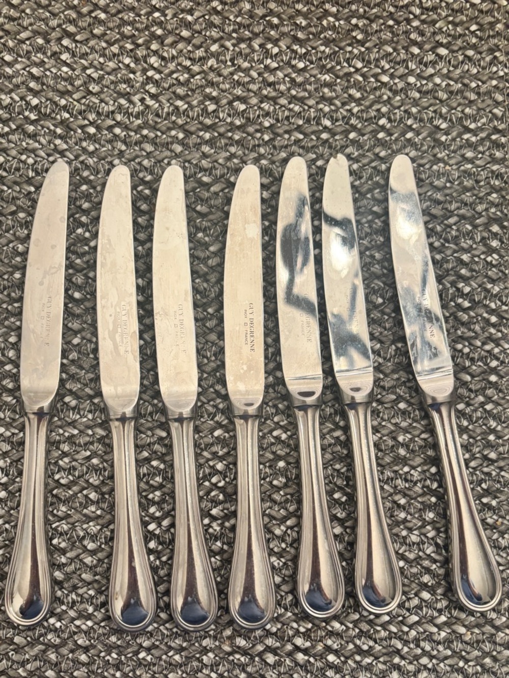 Guy Degrenne VERLAINE CONFIDENCE Stainless Inox Butter Knives France (7)